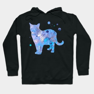 Burmese Cat Watercolor Painting Hoodie